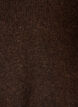 Knitted blouse with V-neck and raglan sleeves, Brown, Packshot image number 2