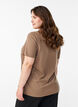 FLASH - T-shirt with print, Brown, Model image number 2
