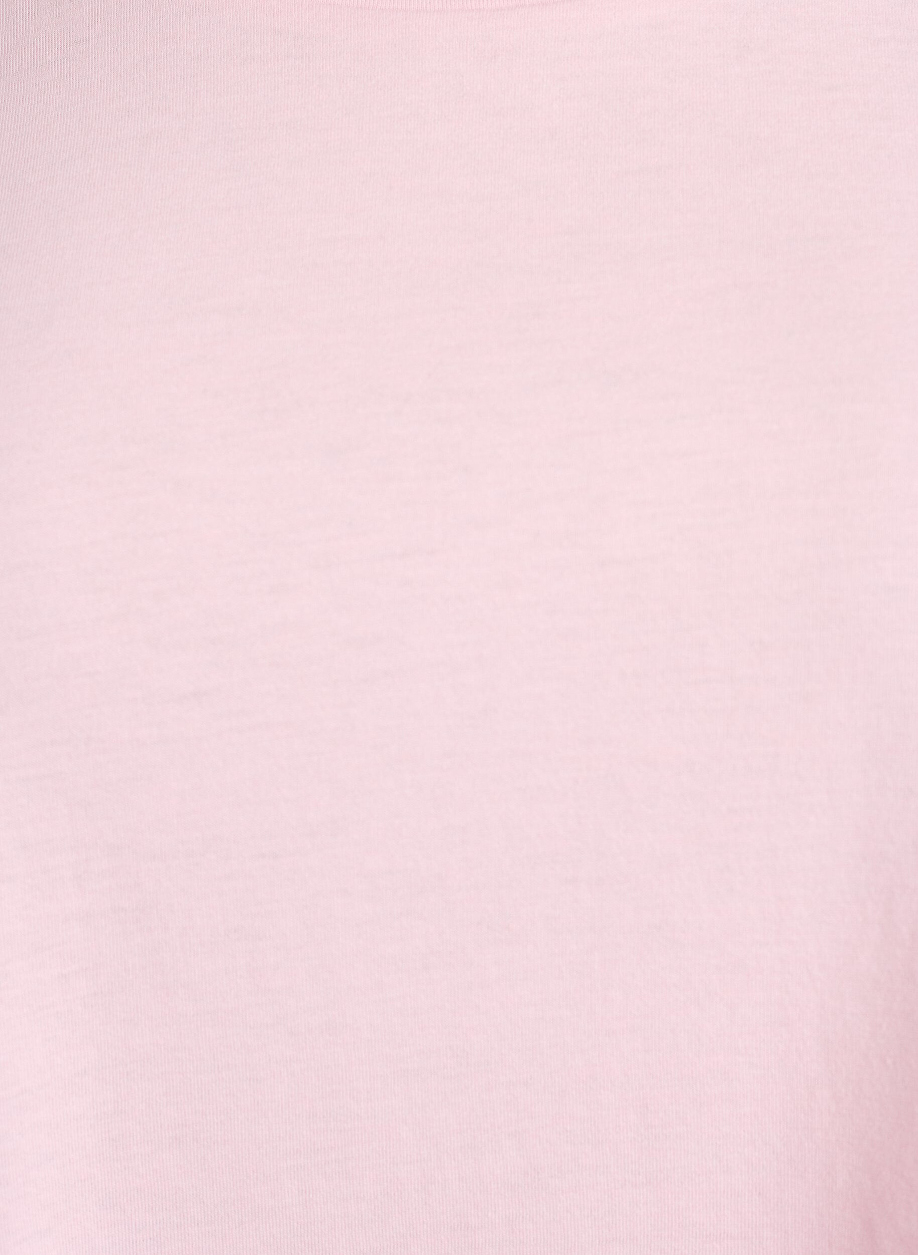 ZizzifashionShort-sleeved cotton blend t-shirt, Pink, Packshot image number 2