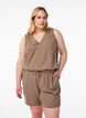 Shorts with pockets and elastic waistband, Brown, Model image number 0