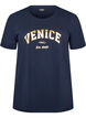 T-shirt with motif, Blue, Packshot image number 0