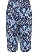 Viscose culotte trousers with print, Blue Ethnic AOP, Packshot image number 1