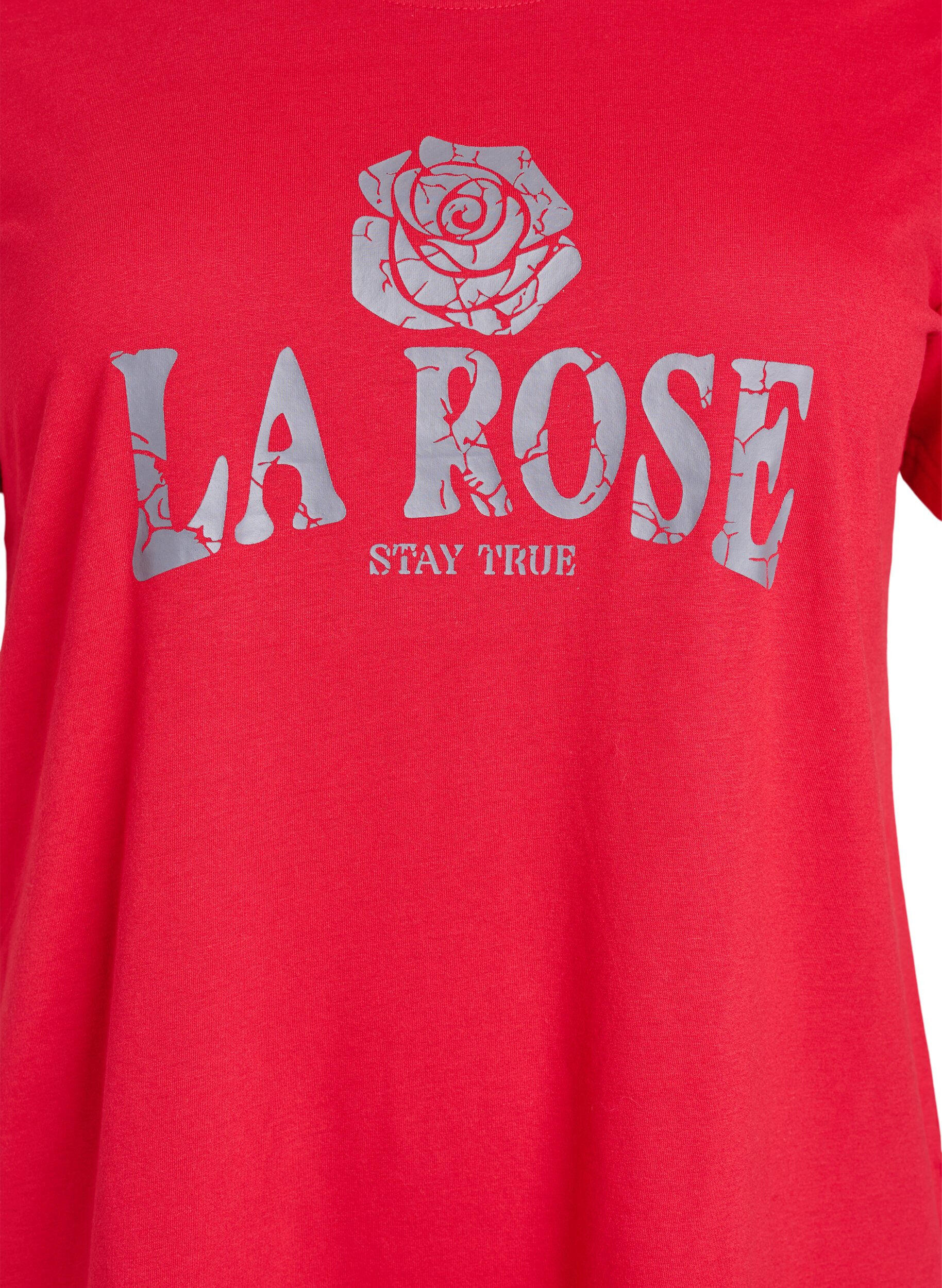 Zizzifashion FLASH - T-shirt with motif, Red, Packshot image number 2