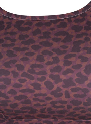 Sports bra with leopard print, Deca Leo, Packshot image number 2