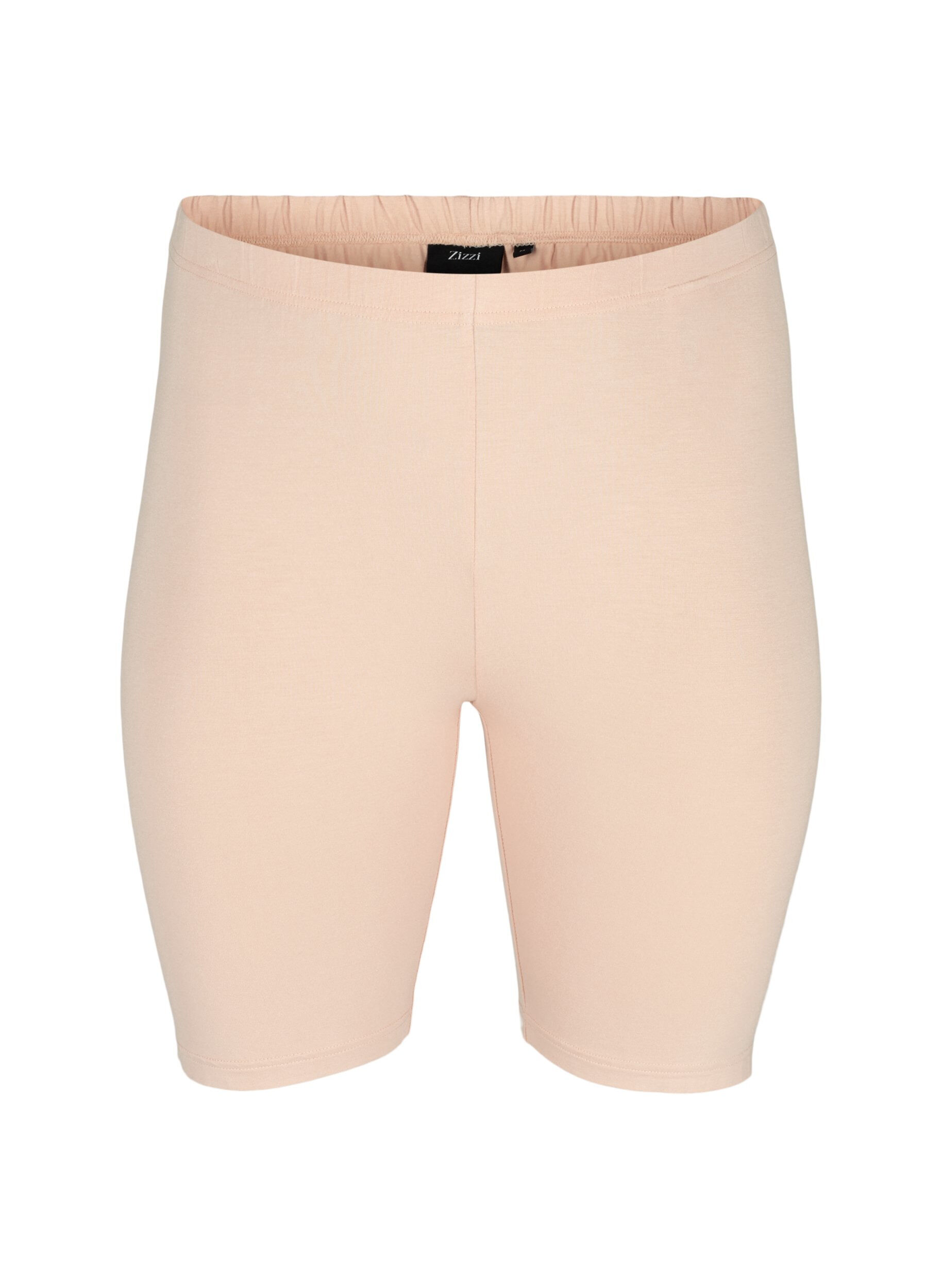 Plain-coloured basic bike shorts