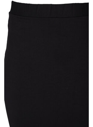 Solid coloured close-fitting skirt, Black, Packshot image number 2