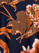 Short cotton dress with an elasticated hem and long sleeves, Black, Packshot image number 2