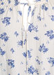 Floral viscose blouse with half-length sleeves, White, Packshot image number 2