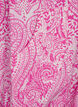 Short-sleeved cotton dress with paisley print, Pink, Packshot image number 3