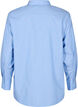 Loose long-sleeved shirt with stripes, Light Blue, Packshot image number 1
