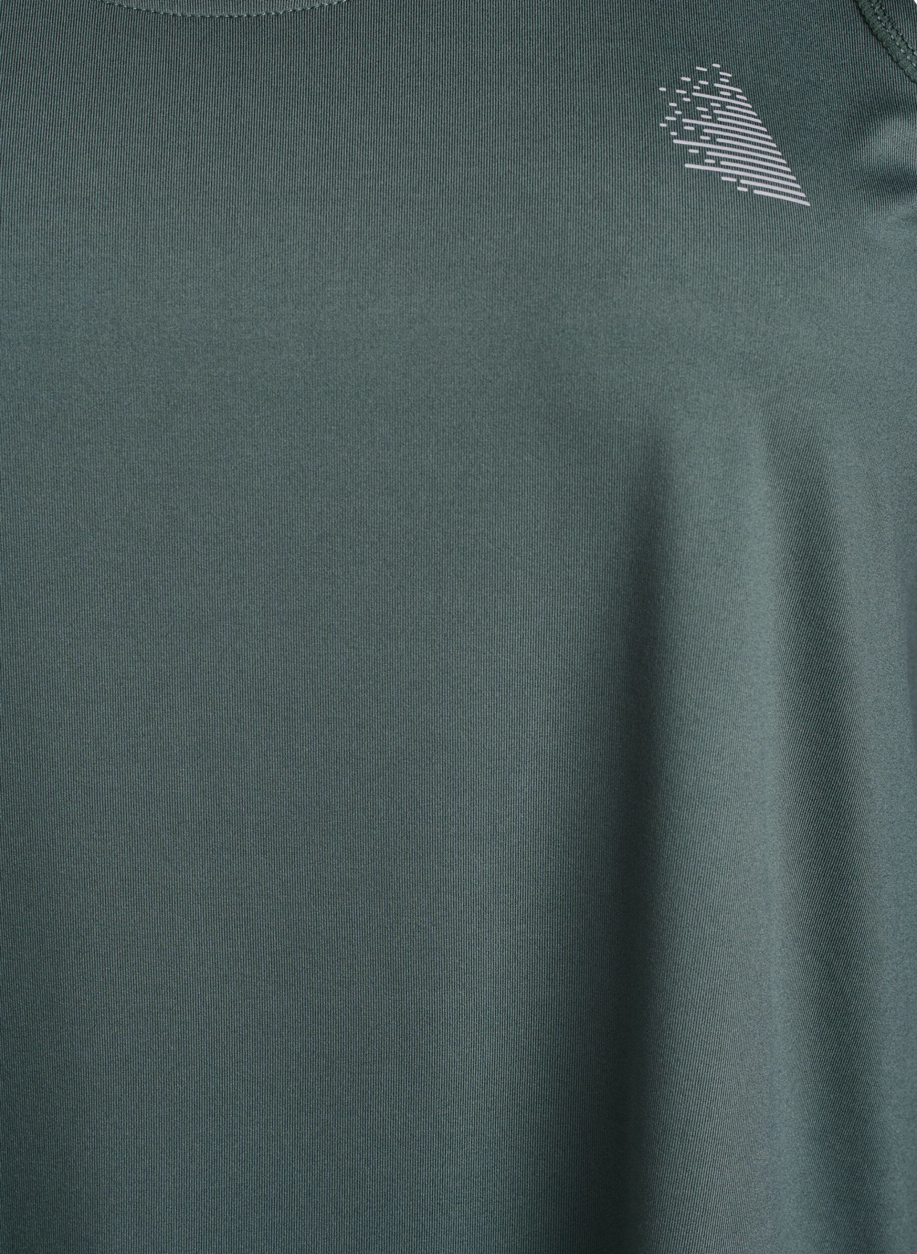 Zizzifashion Solid coloured training top with a round neck, Green, Packshot image number 2