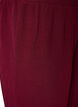 Loose trousers with texture and a high waist, Red, Packshot image number 2