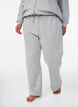 High-waisted sweatpants with brushed inside, Grey, Model image number 2