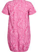 Short-sleeved cotton dress with print, Pink, Packshot image number 1
