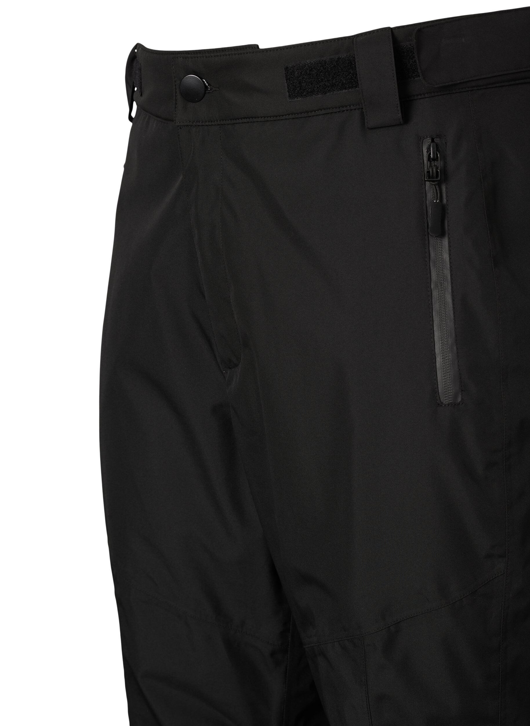 Zizzifashion Ski trousers with adjustable waist, Black, Packshot image number 2