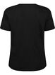 T-shirt with motif, Black, Packshot image number 1