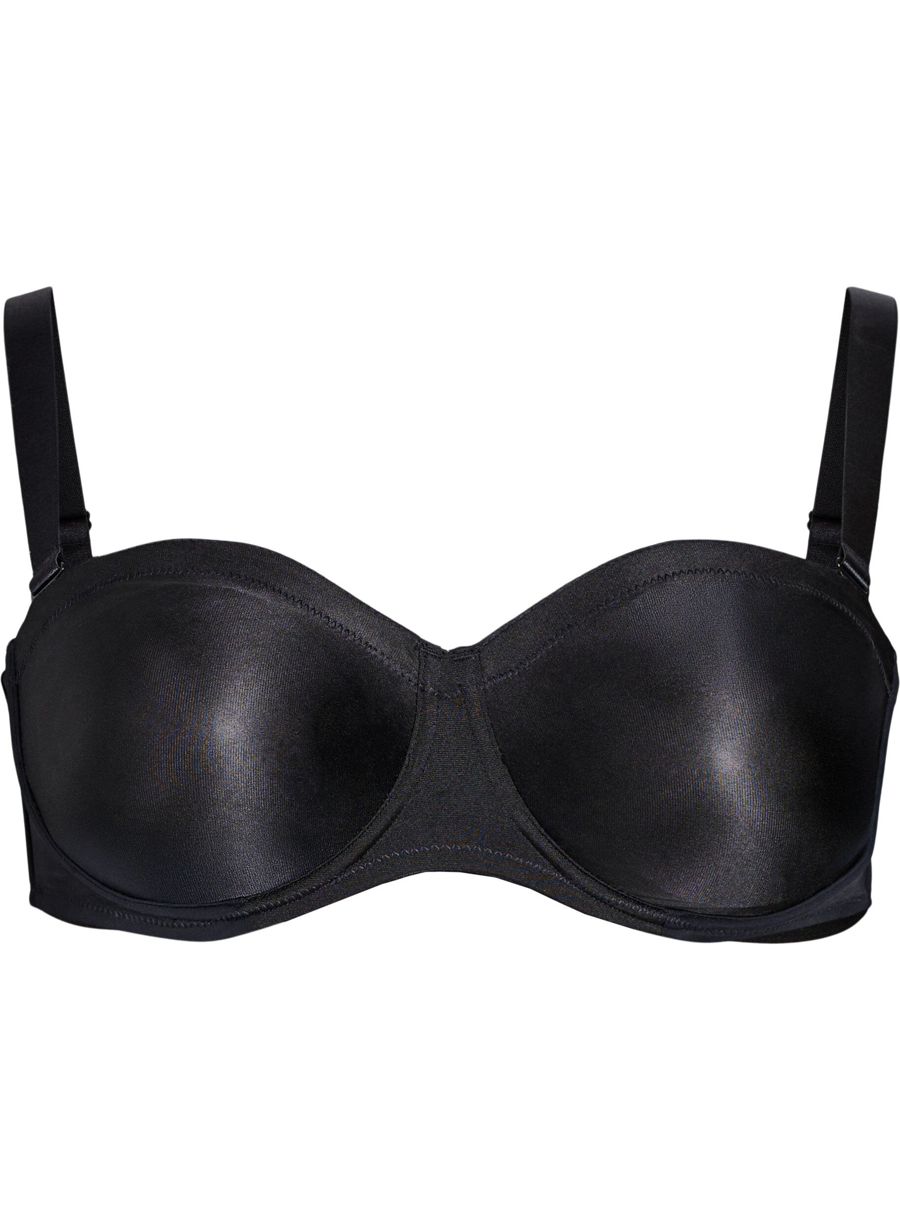 Zizzifashion Strapless bra with underwire, Black, Packshot image number 2