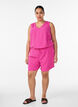 Shorts with pockets and elastic waistband, Rose, Model image number 1