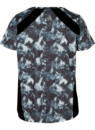 Sports shirt with print and short sleeves, Shadow Print, Packshot image number 1