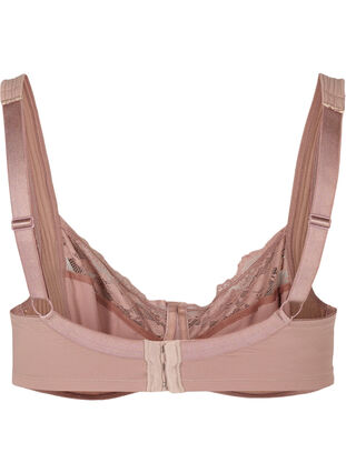 Underwired bra with lace, Antler, Packshot image number 1