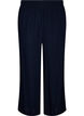 Wide-leg linen and viscose trousers, Blue, Packshot image number 0