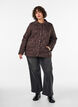 Lightly padded jacket with decorative quilting, Brown, Model image number 1