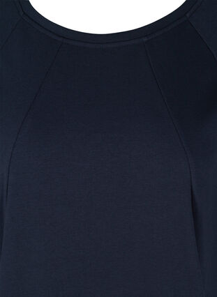 Sweater dress with 3/4-length sleeves and pockets, Night Sky, Packshot image number 2