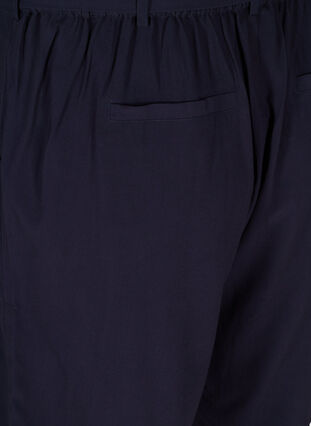 Long shorts in viscose, Night Sky, Packshot image number 3