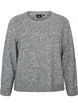 Loose round neck jumper, Grey, Packshot image number 0