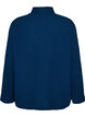 Cotton muslin nightshirt with long sleeves, Blue, Packshot image number 1