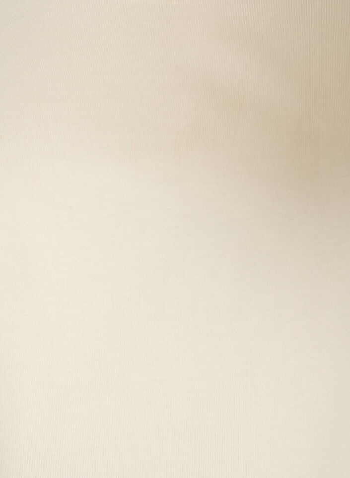 Loose T-shirt with wide lace trim, Beige, Packshot image number 2