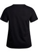 T-shirt with decorative details, Black, Packshot image number 1
