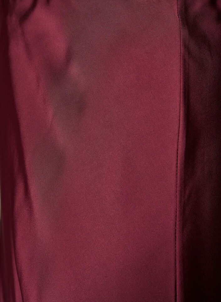 Satin midi skirt, Red, Packshot image number 2