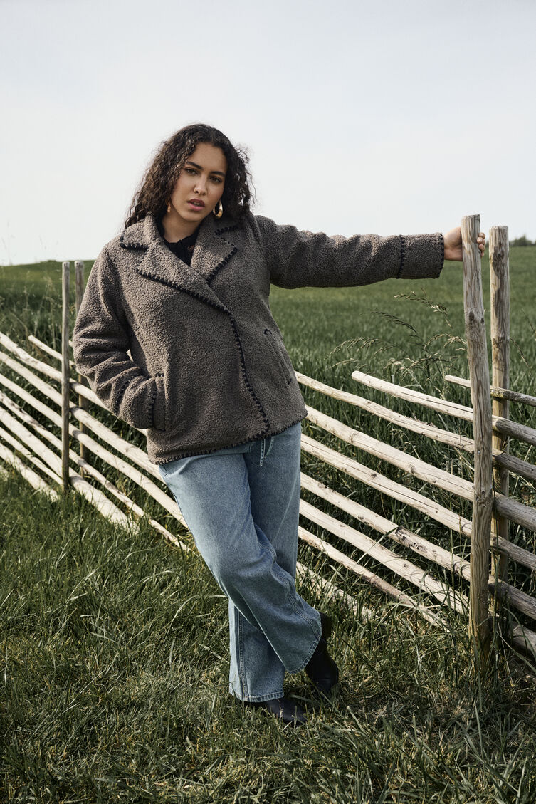 Jacket with details, , Model