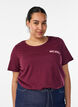 T-shirt with motif, Red, Model image number 0