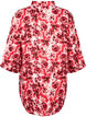 Long shirt with all-over print, Pink AOP Flower, Packshot image number 1