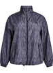Running jacket with a high neck and adjustable hem, Grey, Packshot image number 0