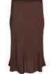 Viscose skirt with an elasticated waist, Brown, Packshot image number 0