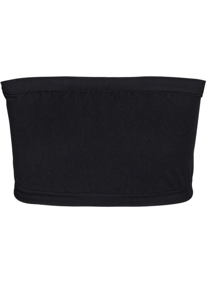 Tube bra, Black, Packshot image number 1