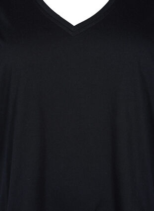 FLASH - 2-pack v-neck t-shirts, Black/Black, Packshot image number 3