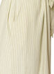 Sleeveless striped midi dress in linen and viscose, Green, Packshot image number 3