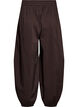 Balloon trousers with pockets and an elasticated waistband, Brown, Packshot image number 1