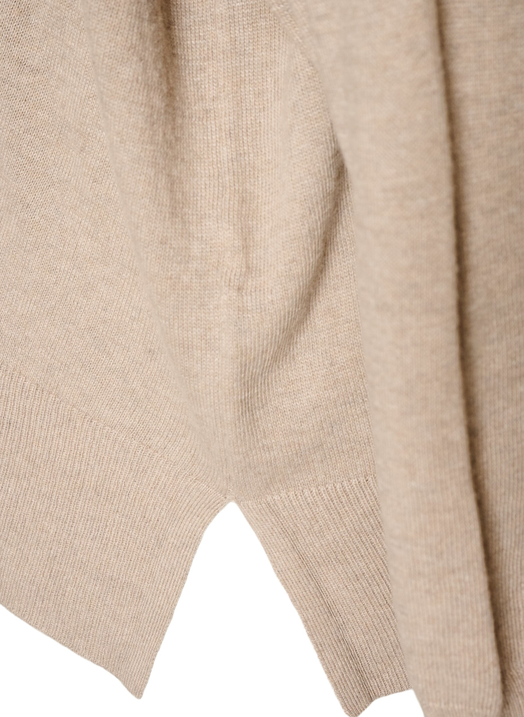 ZizzifashionTurtleneck jumper with a loose fit, Beige, Packshot image number 3