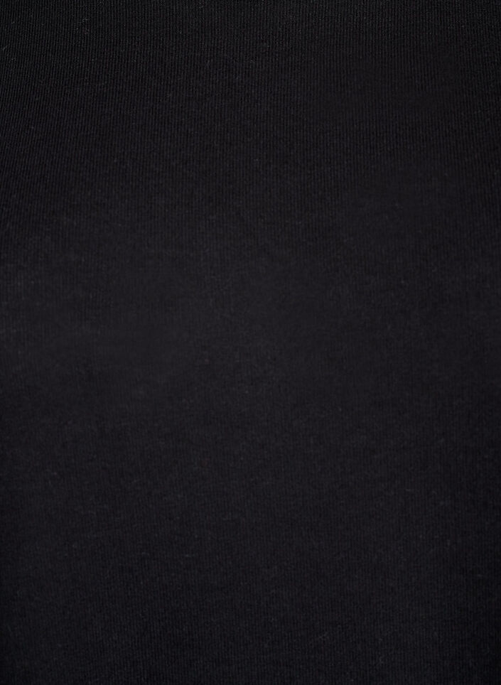 Jersey blouse with 3/4 sleeves, Black, Packshot image number 2