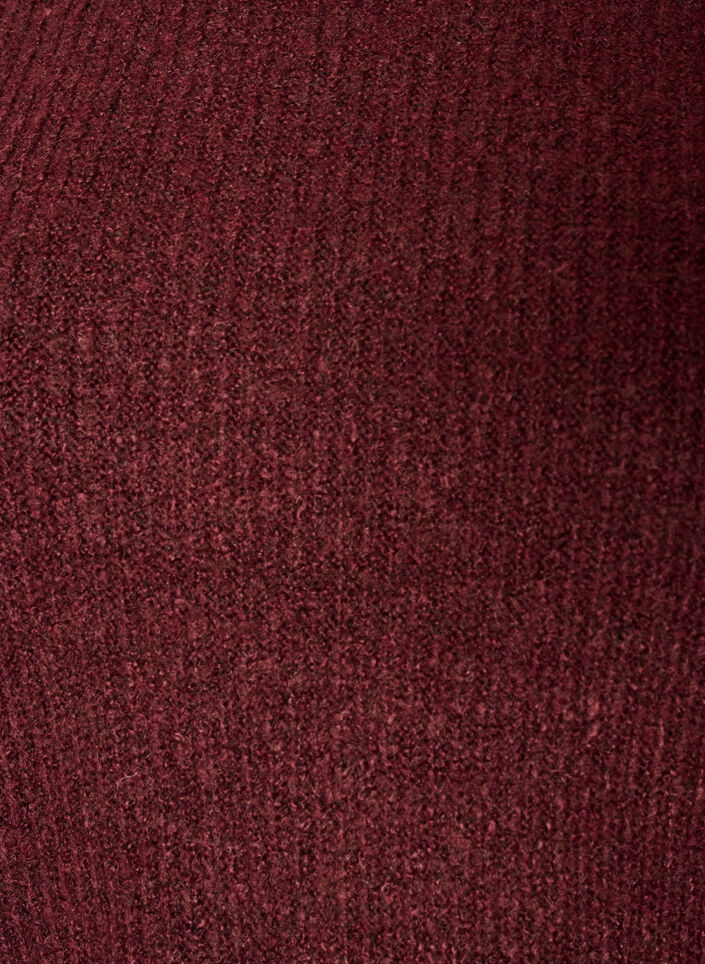 A-line knitted blouse, Red, Packshot image number 2
