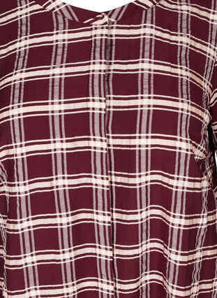Long-sleeved tunic with a checked print, Port Royal Check, Packshot image number 2