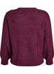 Knit blouse with button detail, Dark Bordeaux, Packshot image number 1