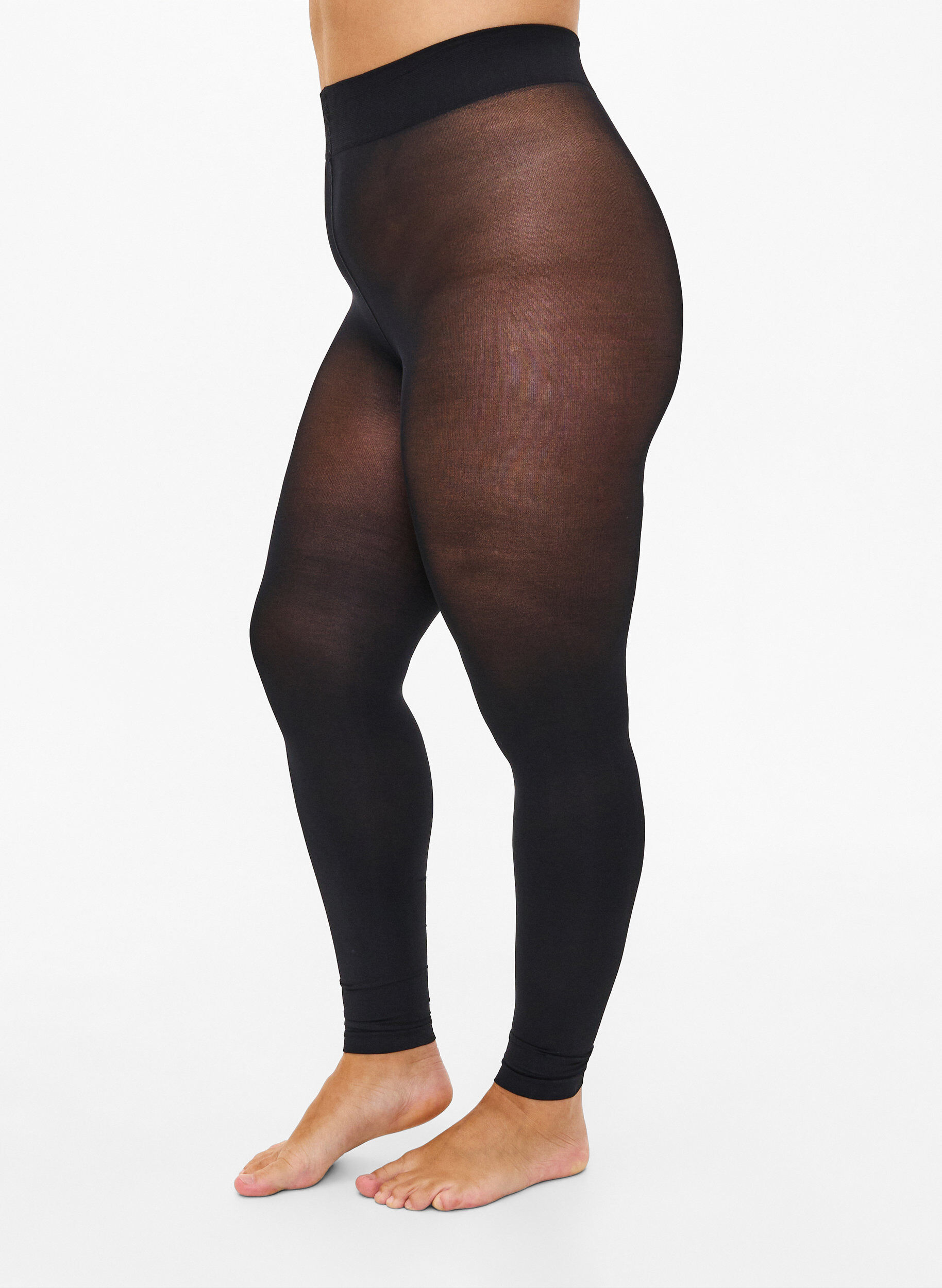 Zizzifashion Leggings in 80 denier, Black, Model image number 0