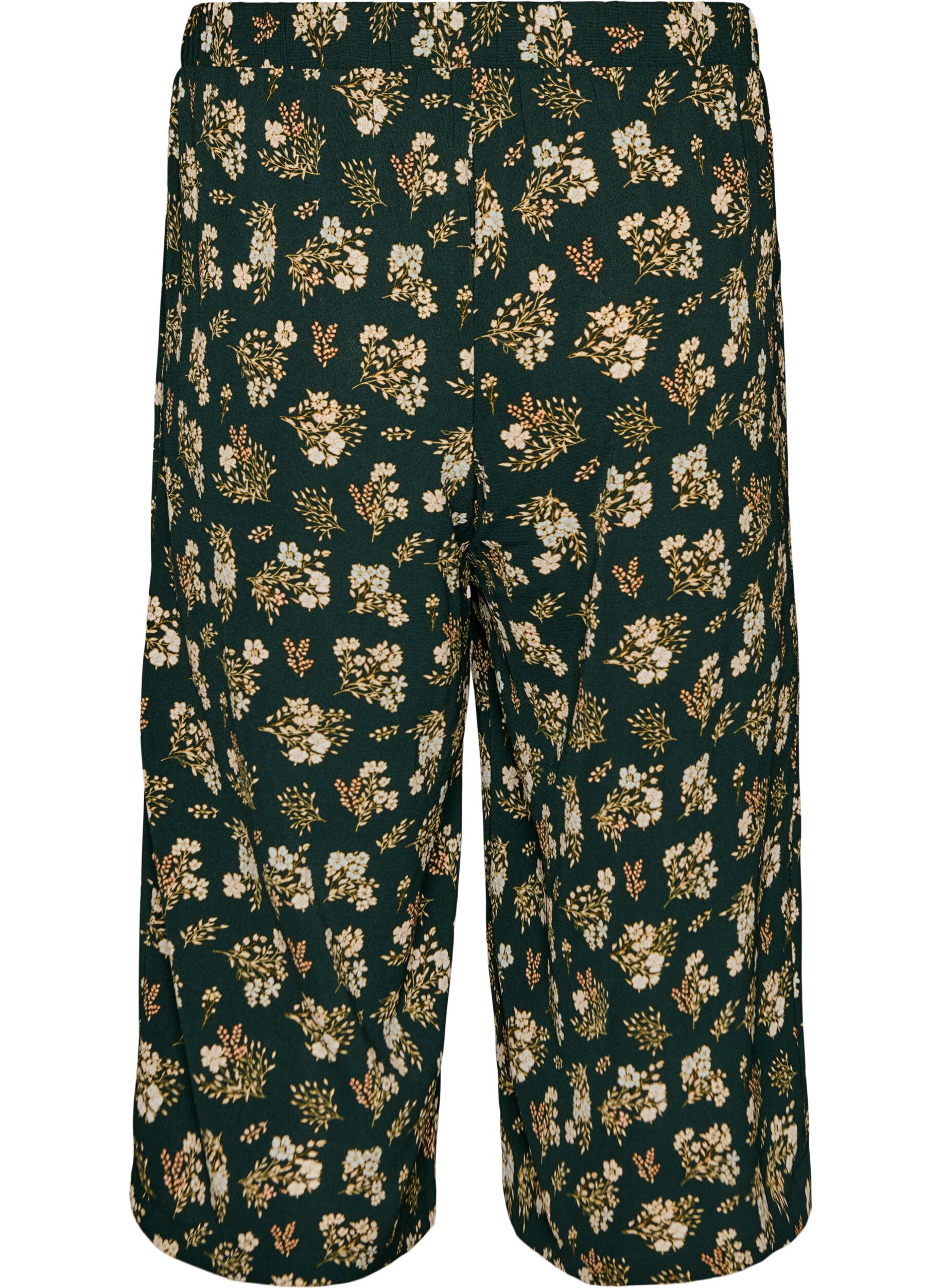 Zizzifashion Culotte trousers with print, Black, Packshot image number 1