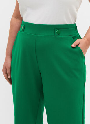 Ankle length trousers with loose fit, Jolly Green, Model image number 2